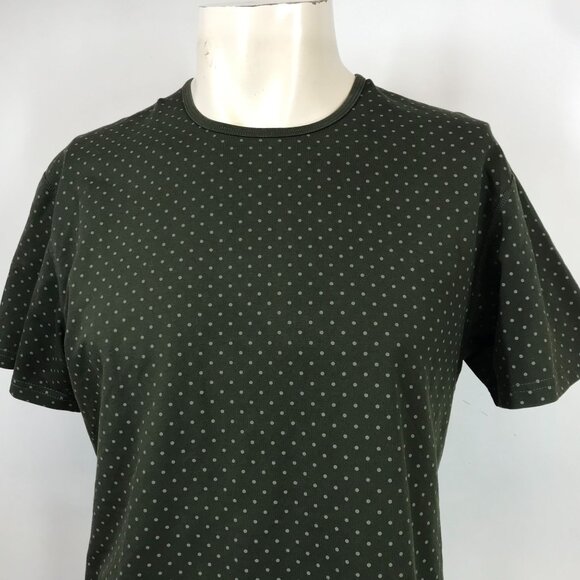 BYLT -  MEN'S MEDIUM -OLIVE SHORT SLEEVE CREW NECK COTTON BLEND TEE - Picture 2 of 7